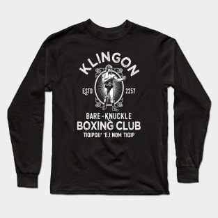 Star Trek Klingon Bare-knuckle boxing 2.0 Long Sleeve T-Shirt